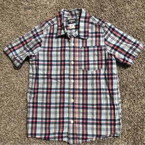 Oshkosh B’gosh short sleeve button up shirt sz 7X.